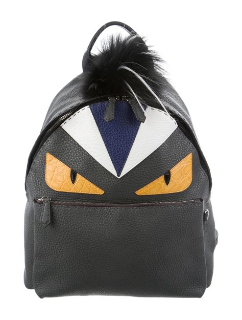 fendi monster fur backpcak|fendi monsters on sale.